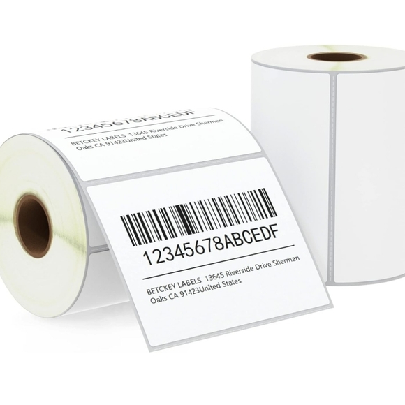 BETCKEY - 4" x 3" (102 mm x 76 mm) Shipping & Multipurpose Labels for Zebra / Ro - Picture 1 of 8